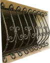 convex window grill for residential security attractive bars protect main floor and basement windows