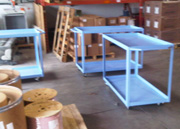 custom metal carts commercial industrial warehouse