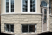 luxurious home protection with beautiful custom made decorative security grills/bars for basement windows